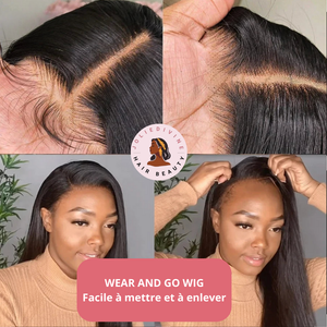 DIVINA – Perruque Lace Closure en Cheveux Humains Brésiliens Remy par JolieDivine JolieDivine