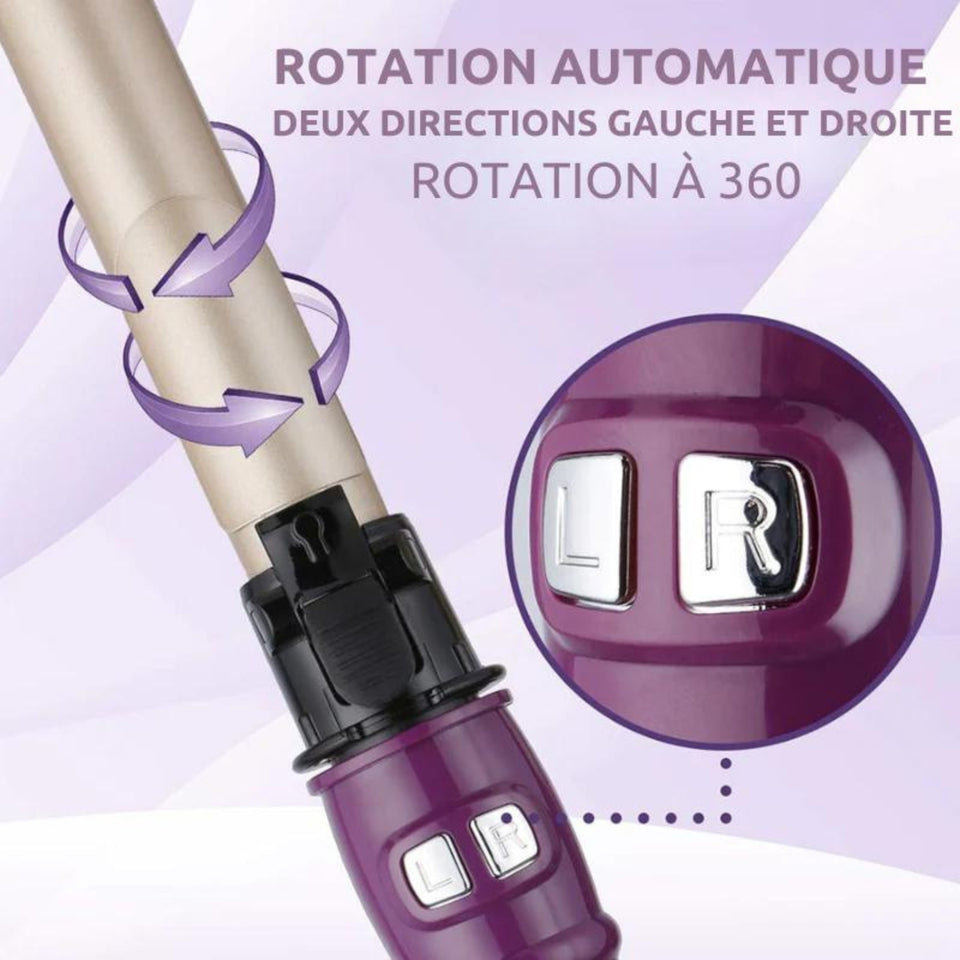 CurlMatic ProWave - Fer à friser rotatif automatique JolieDivine