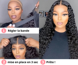 Perruque Aya - Cheveux Péruviens Ondulés Sans Colle avec Lace HD JolieDivine