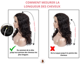 Perruque Aya - Cheveux Péruviens Ondulés Sans Colle avec Lace HD JolieDivine