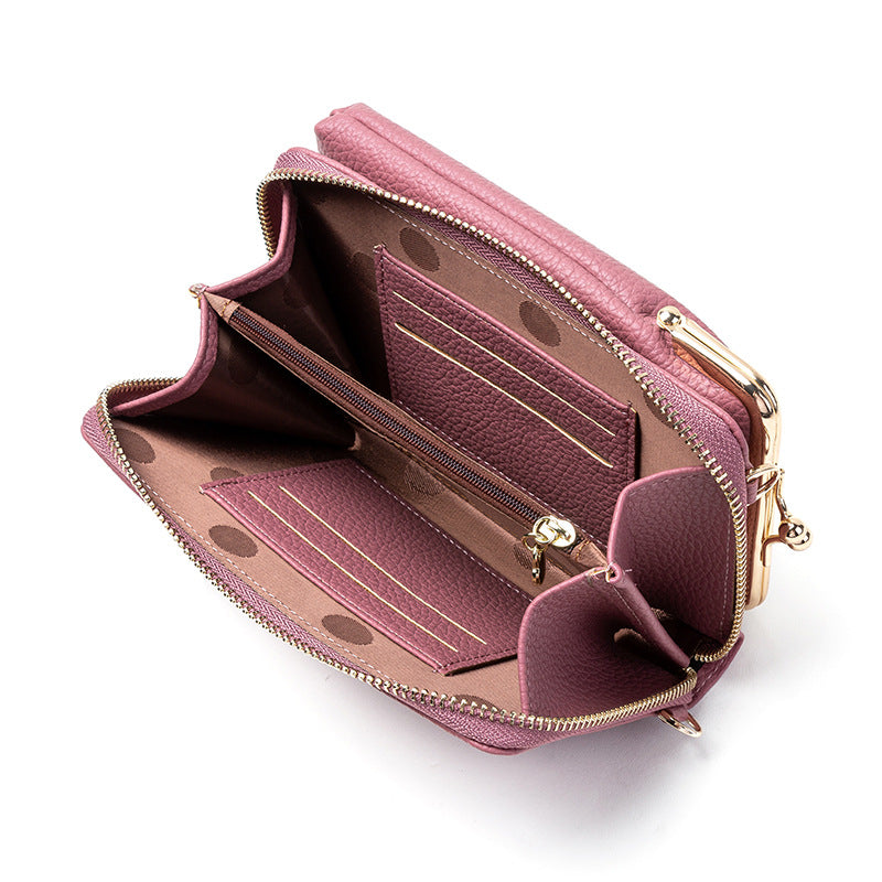 Sac de téléphone vertical à bandoulière pour femmes, style coréen JolieDivine