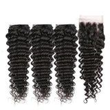 Formule Tissage ADRIANNA 3 mèches pour tissage Cheveux Péruviens avec Lace Frontale Closure 4x4 joliedivine