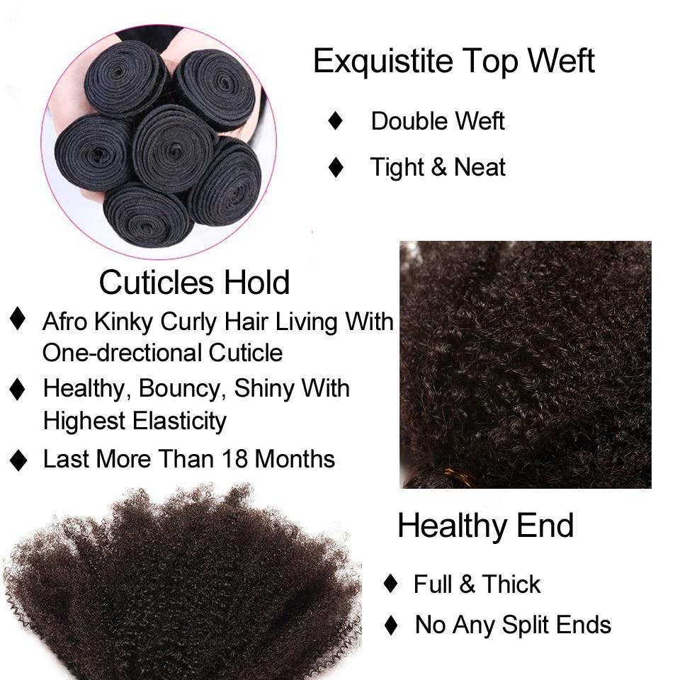 Formule Tissage JOLIE Curly cheveux Brésilien REMY avec fermeture JolieDivine