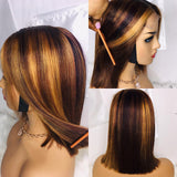 Perruque NICOLE cheveux Brésilien 130% Lace Front 13*4