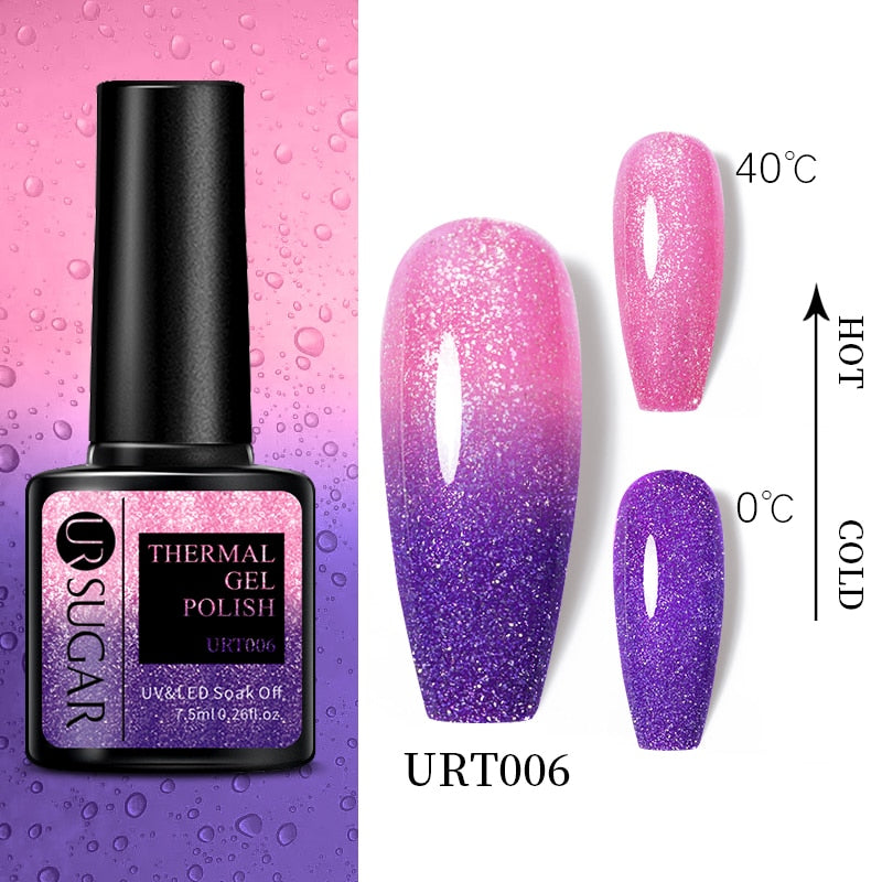 Vernis à ongles thermique