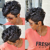 Perruque ALYA Pixie Cut Curly Cheveux Brésilien JolieDivine