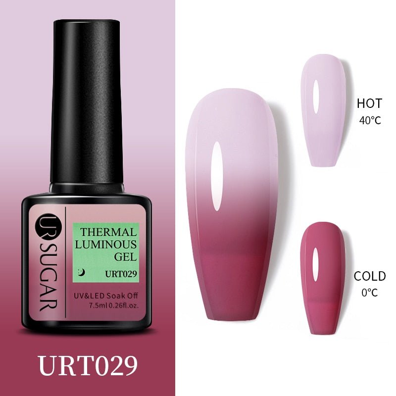 Vernis à ongles thermique