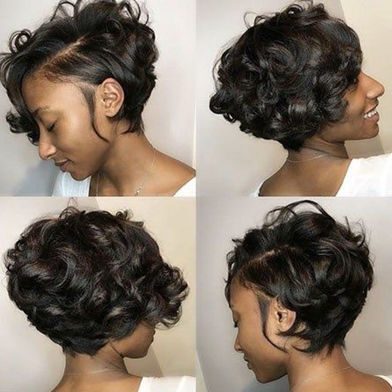 Perruque SAPHIE Pixie Cut  Cheveu Brésilien