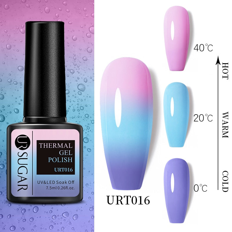 Vernis à ongles thermique