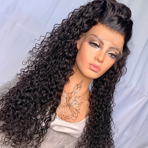 Perruque RICHALA Curly Lace Front cheveux BRÉSILIEN Cheveux pré-plumé et noeuds blanchis