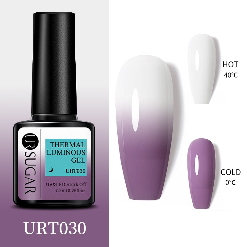 Vernis à ongles thermique