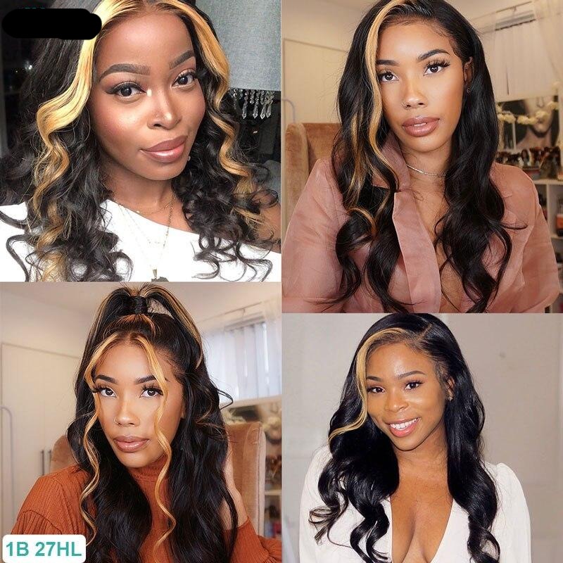 PERRUQUE DEGLIA Cheveux Brésilien150% 13X6 Lace Frontal Wig  naturels pré-plumés