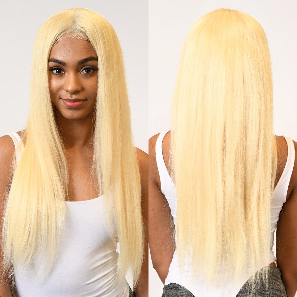 PERRUQUE AURORE Blonde Lace Front 180%  150 % Densité PERUVIEN LISSE Remy JolieDivine