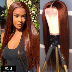 PERRUQUE MILLA  100% cheveux Naturel  99J /BURG/33/27 180% Density 13*4  Lace Front Human Hair Wigs Remy Hair JolieDivine