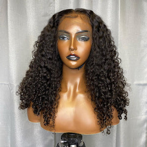 PERRUQUE NAIROBY Cheveux Brésilien 180% Curly Lace Front 13*4 Remy JolieDivine