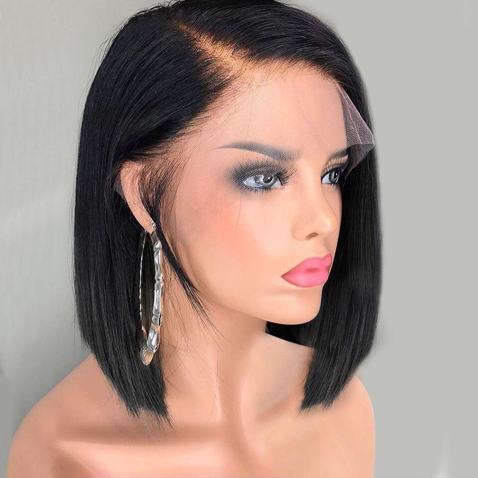 PERRUQUE NALA 13x4 court Bob dentelle avant cheveux humains DE TYPE INDIEN Remy JolieDivine