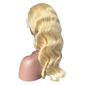 Perruque CHLOÉ Cheveux Peruvien 13x6 613 Blonde Lace Front Wig  Body Wave Remy JolieDivine