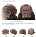 Perruque NELLA cheveux BRÉSILIEN 13*4 130%  Lace Front Cheveux naturels pré-plumés JolieDivine