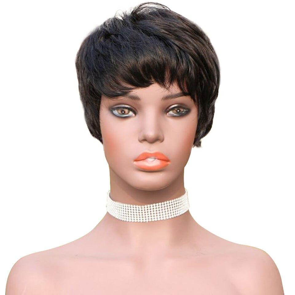 Perruque PIXIE  MARINA Cheveux BrésilienShort Bob Wig JolieDivine