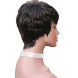 Perruque PIXIE  MARINA Cheveux BrésilienShort Bob Wig JolieDivine