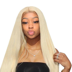 Perruque SEA Cheveux Brésilien 613 Lace Front Wig 150% Density 13x4  Honey Blonde JolieDivine