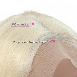 Perruque SEA Cheveux Brésilien 613 Lace Front Wig 150% Density 13x4  Honey Blonde JolieDivine