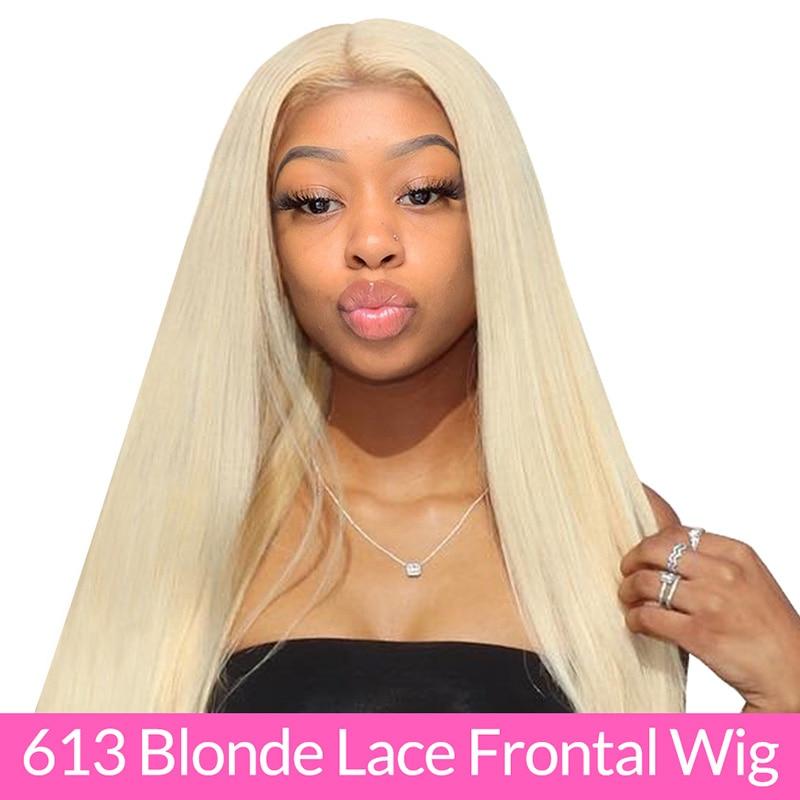 Perruque SEA Cheveux Brésilien 613 Lace Front Wig 150% Density 13x4  Honey Blonde JolieDivine