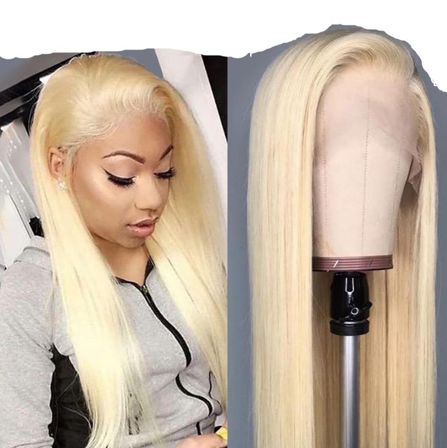 Perruque SEA Cheveux Brésilien 613 Lace Front Wig 150% Density 13x4  Honey Blonde JolieDivine