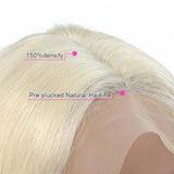 Perruque SEA Cheveux Brésilien 613 Lace Front Wig 150% Density 13x4  Honey Blonde JolieDivine