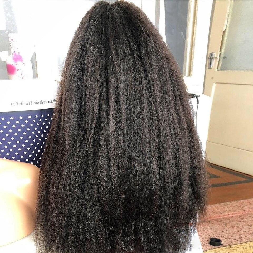 Perruques DEVA cheveux Crépus lisse 13x4 dentelle avant  humains  Brésiliennes Remy JolieDivine