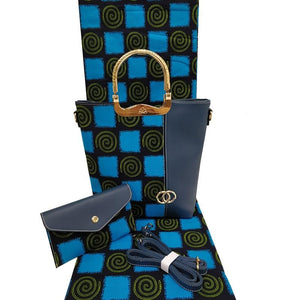 TISSU WAX PLUS SAC A MAIN ET POCHETTE JolieDivine