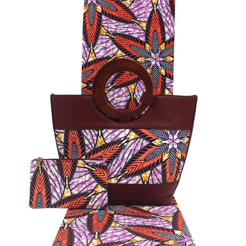 TISSU WAX PLUS SAC A MAIN ET POCHETTE JolieDivine