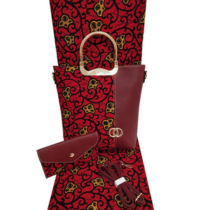 TISSU WAX PLUS SAC A MAIN ET POCHETTE JolieDivine