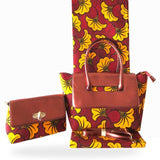 Wax Hollandais TISSU PLUS SAC A MAIN PLUS POCHETTE. JolieDivine