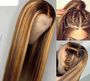 Perruque CECILE Cheveux Brésilien Lace Front 13X4 13X6
